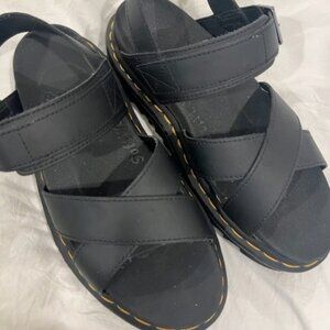 Black: Dr. Martens Sandals (size 9)